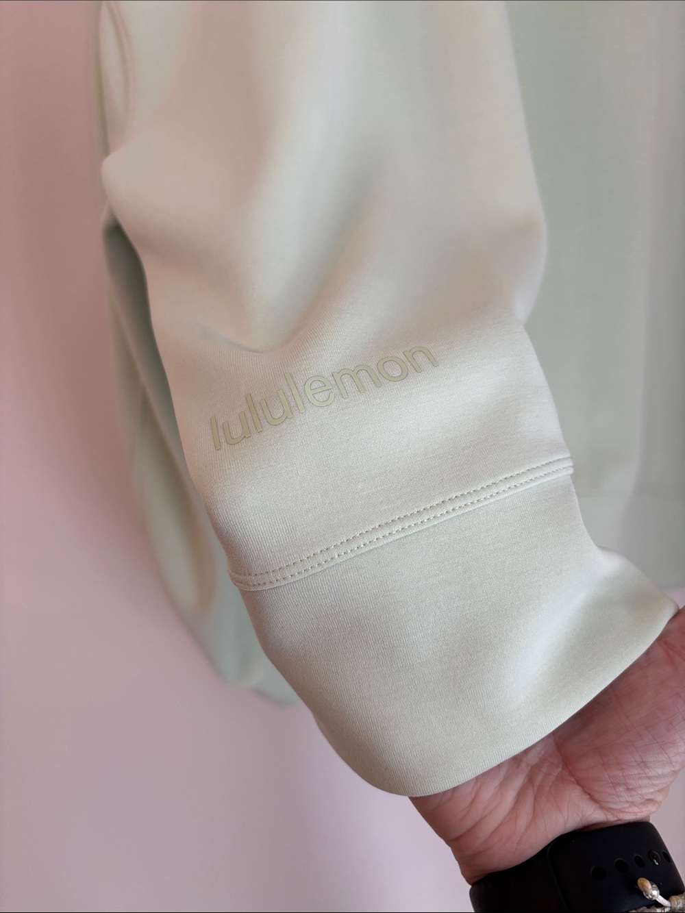 Lululemon softstreme set high rise 4” shorts and cropped sweatshirt kohlrabi 10 - Picture 9 of 16